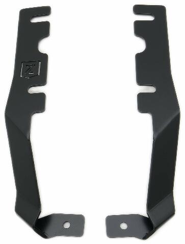 ZROADZ Ditch Hood Hinge LED Mounting Bracket - Compatible w/ 2019-2022 Ram Rebel - to Mount (2) 3 Inch LED Pod Lights - Mild Steel Gloss Black - Bolt-On Easy Installation - PN #Z364721