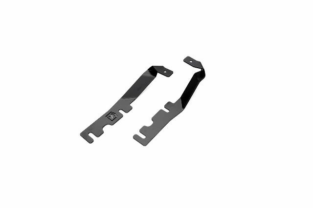 ZROADZ Ditch Hood Hinge LED Kit - Compatible w/ 2019-2022 Ram Rebel - Incl. (2) 3 Inch LED Pod Lights - Mild Steel Gloss Black Finish - Bolt-On Easy Installation - PN #Z364721-KIT2