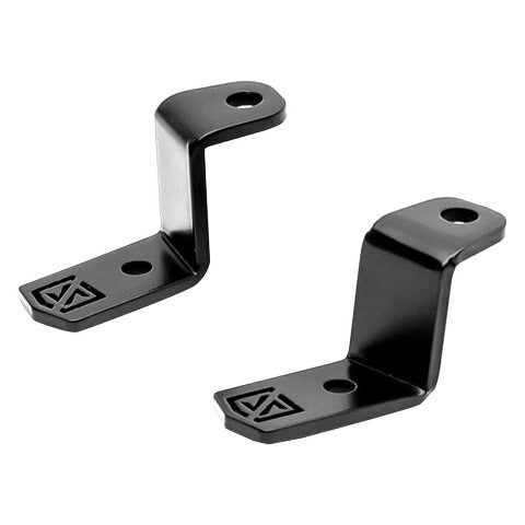 ZROADZ Ditch Hood Hinge LED Mounting Bracket - Compatible with Ford F150 - to Mount (2) 3 Inch LED Pod Lights - Mild Steel Gloss Black - Bolt-On Easy Installation - PN #Z365711 2018-2020