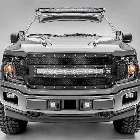 ZROADZ Ditch Hood Hinge LED Mounting Bracket - Compatible with Ford F150 - to Mount (2) 3 Inch LED Pod Lights - Mild Steel Gloss Black - Bolt-On Easy Installation - PN #Z365711 2018-2020