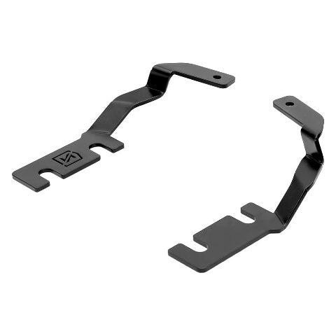 ZROADZ Ditch Hood Hinge LED Mounting Bracket - Compatible w/ 2019-2021 Ford Ranger - to Mount (2) 3 Inch LED Pod Lights - Mild Steel Gloss Black - Bolt-On Easy Installation - PN #Z365821