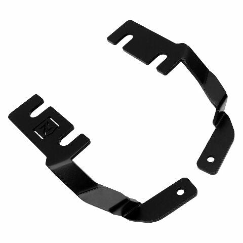 ZROADZ Ditch Hood Hinge LED Mounting Bracket - Compatible w/ 2019-2021 Ford Ranger - to Mount (2) 3 Inch LED Pod Lights - Mild Steel Gloss Black - Bolt-On Easy Installation - PN #Z365821