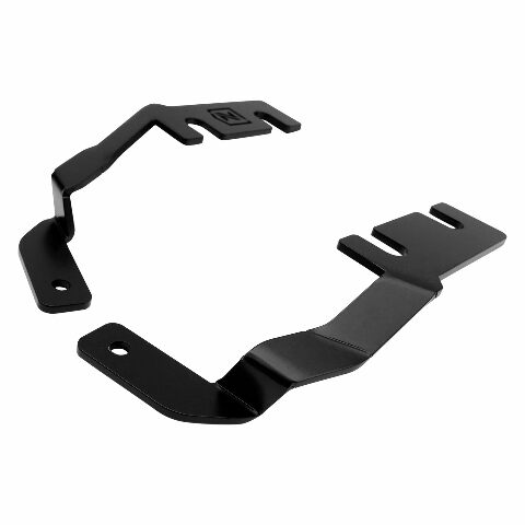 ZROADZ Ditch Hood Hinge LED Kit - Compatible w/ 2019-2021 Ford Ranger - Incl. (2) 3 Inch LED Pod Lights - Mild Steel Gloss Black Finish - Bolt-On Easy Installation - PN #Z365821-KIT2