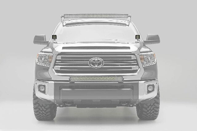 ZROADZ Z369641 Black Hood Hinges A-Pillar LED Mount 2014-2016 TOYOTA TUNDRA
