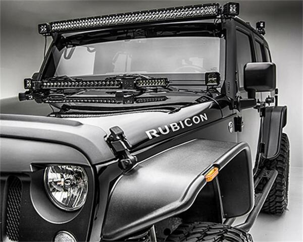 ZROADZ Z374814 Black A-Pillar LED Mount Jeep Wrangler 2007-2016 JEEP WRANGLER JK