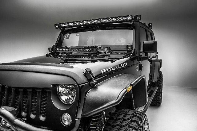 2007-2018 Jeep JK A Pillar LED Kit with (2) 3 Inch LED Pod Lights - PN #Z374814-KIT