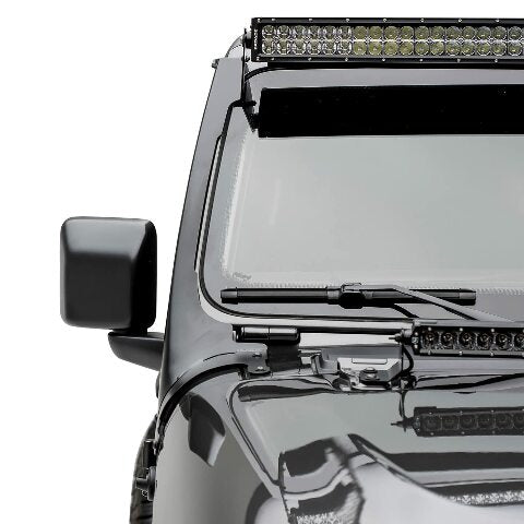 T-REX Jeep JL, Gladiator Front Roof LED Bracket to mount (1) 50 or 52 Inch Staight LED Light Bar - PN #Z374831