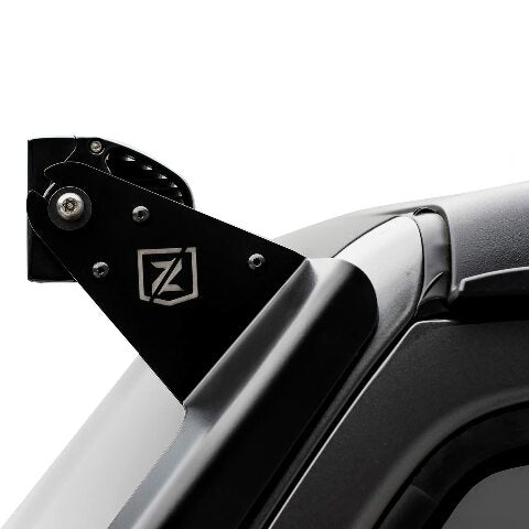 T-REX Jeep JL, Gladiator Front Roof LED Bracket to mount (1) 50 or 52 Inch Staight LED Light Bar - PN #Z374831