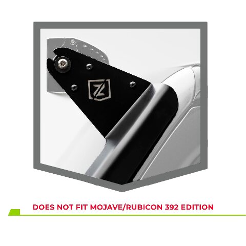 T-REX ZROADZ Z374831-BK2 Front Roof LED Bracket 2019-2022 Jeep Gladiator Black