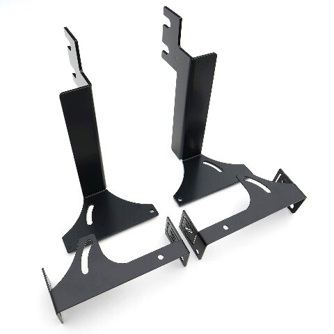 ZROADZ Under Rear Bumper LED Mounting Bracket - Compatible w/ 2015-2019 Chevrolet Silverado 2500, 3500 Non-Diesel - to Mount (2) 6 Inch ZROADZ or similar style LED Lights (Not Included) - PN Z381221