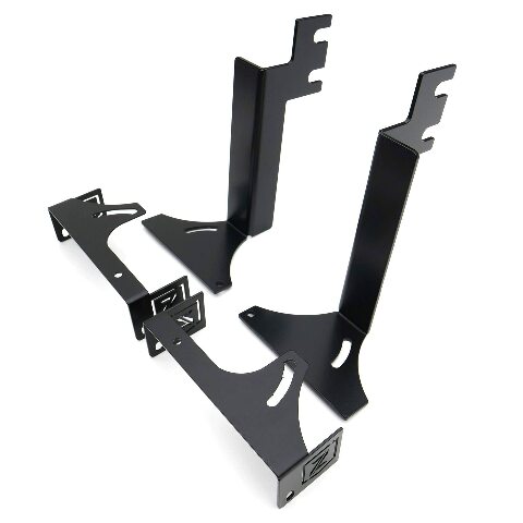 ZROADZ Under Rear Bumper LED Mounting Bracket - Compatible w/ 2015-2019 Chevrolet Silverado 2500, 3500 Non-Diesel - to Mount (2) 6 Inch ZROADZ or similar style LED Lights (Not Included) - PN Z381221