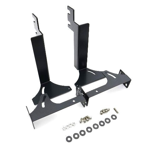 ZROADZ Under Rear Bumper LED Mounting Bracket - Compatible w/ 2015-2019 Chevrolet Silverado 2500, 3500 Non-Diesel - to Mount (2) 6 Inch ZROADZ or similar style LED Lights (Not Included) - PN Z381221