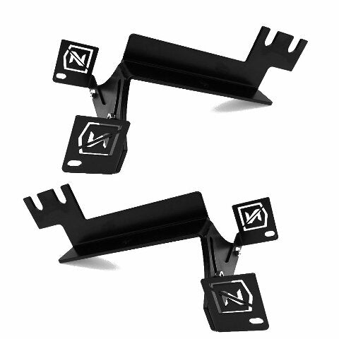 ZROADZ Under Rear Bumper LED Mounting Bracket - Compatible w/ 2015-2020 Chevrolet Colorado - to Mount (2) 6 Inch ZROADZ or similar style LED Lights (Not Included) - PN Z382671