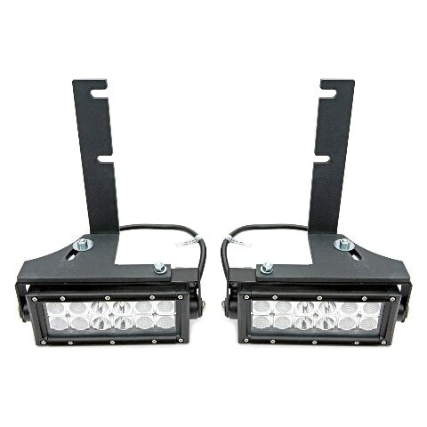 ZROADZ Under Rear Bumper LED Mounting Bracket & Kit - Compatible w/ 2017-2022 Ford F-250, F-350, F-450, F-550 - with (2) 6 Inch ZROADZ LED Lights (Included) with Wiring Harness - PN Z385471-KIT