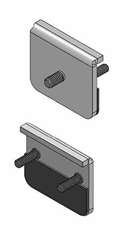 ZROADZ Universal Panel Clamp LED Bracket, Black, Mild Steel, Bolt-on, no drilling required, to mount (1) 3 Inch ZROADZ or similar style LED Pod Lights (Z390001)