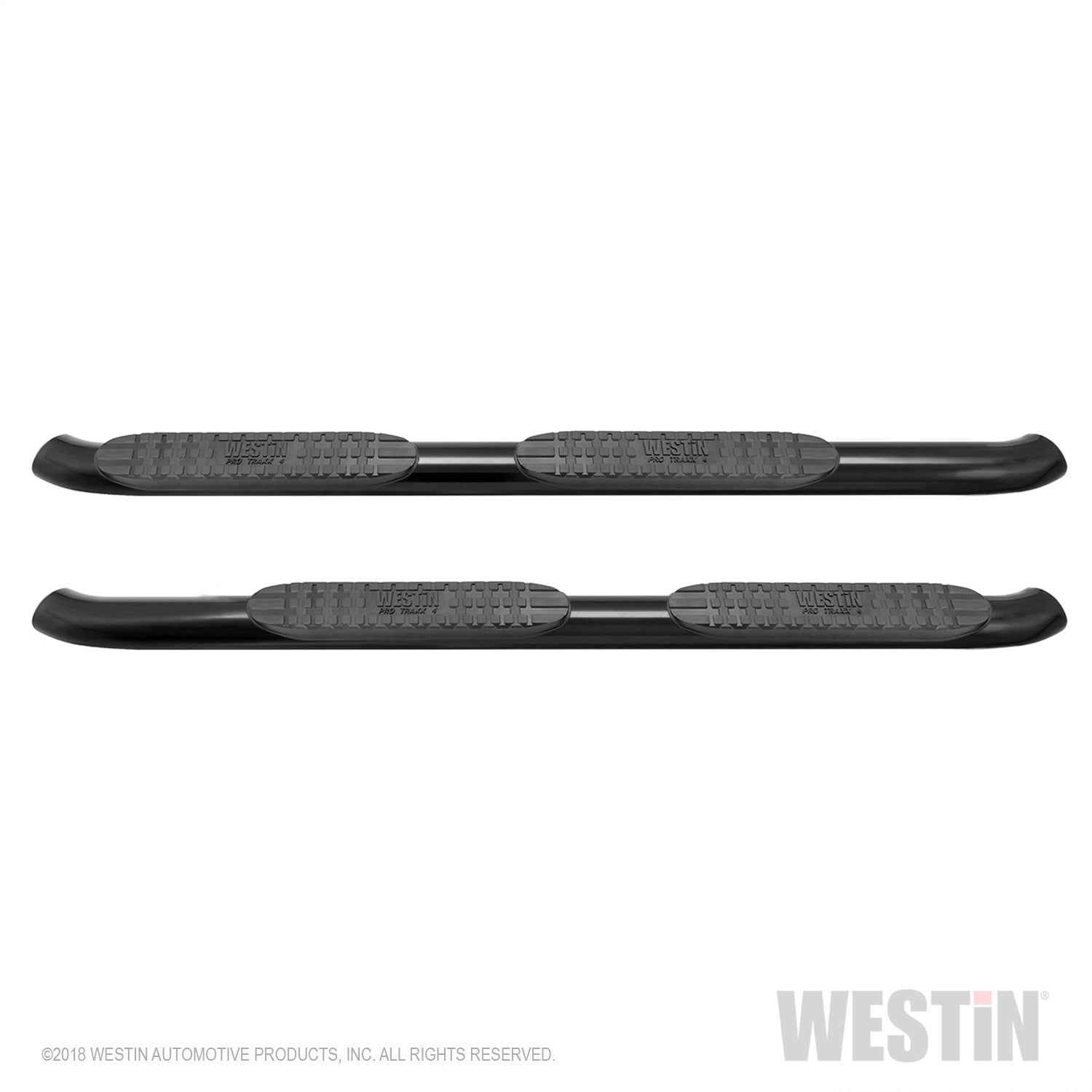 Westin 21-24065 PRO TRAXX 4 Oval Nerf Bars fits 2018-2024 Wrangler JL Unlimited 4Door Black Pair
