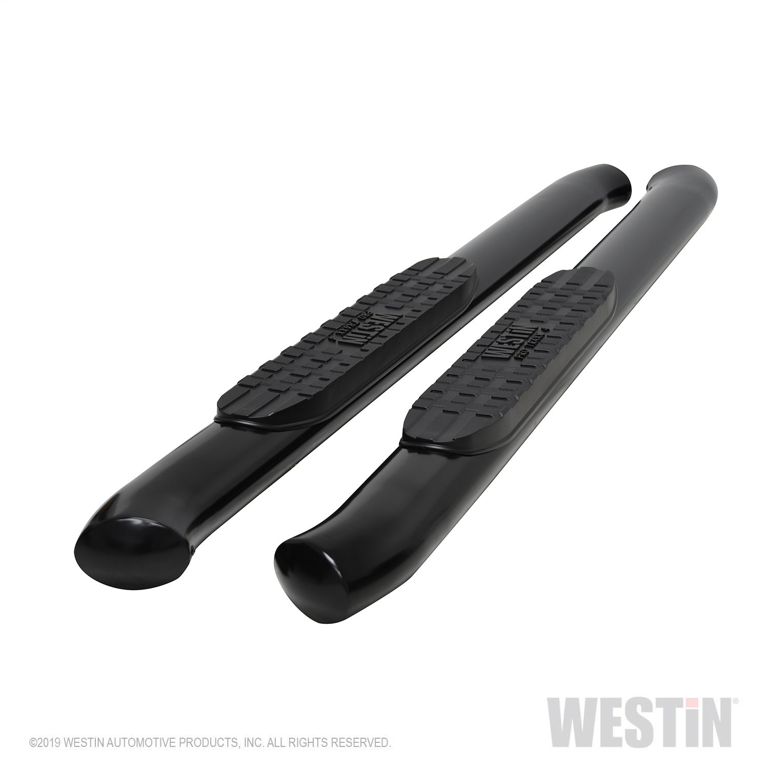 Westin 21-24115 PRO TRAXX 4 Oval Nerf Bars fits 2019-2024 Silverado Sierra 1500 2020-2024 Silverado Sierra 2500 3500 Standard Cab Black Pair