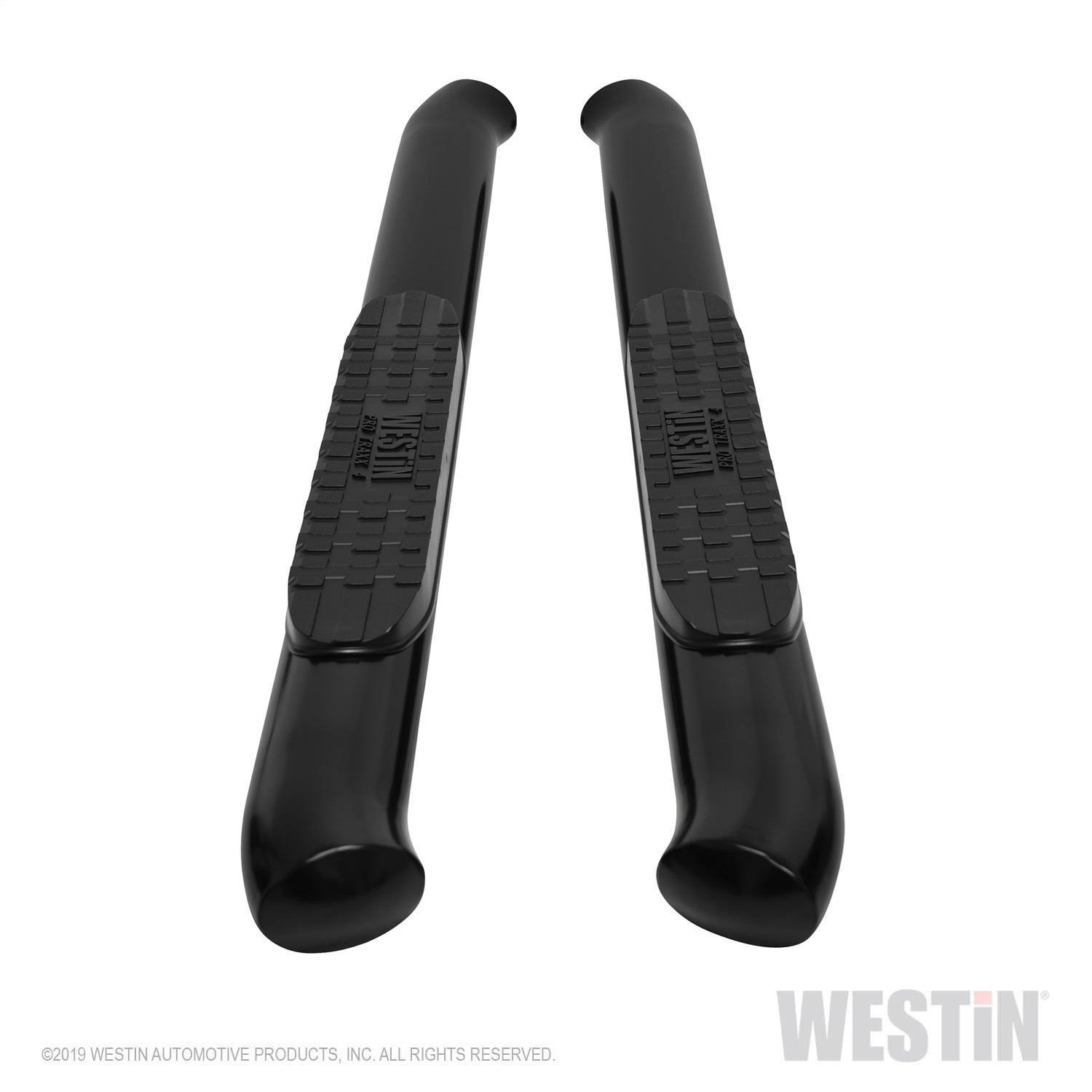 Westin 21-24115 PRO TRAXX 4 Oval Nerf Bars fits 2019-2024 Silverado Sierra 1500 2020-2024 Silverado Sierra 2500 3500 Standard Cab Black Pair