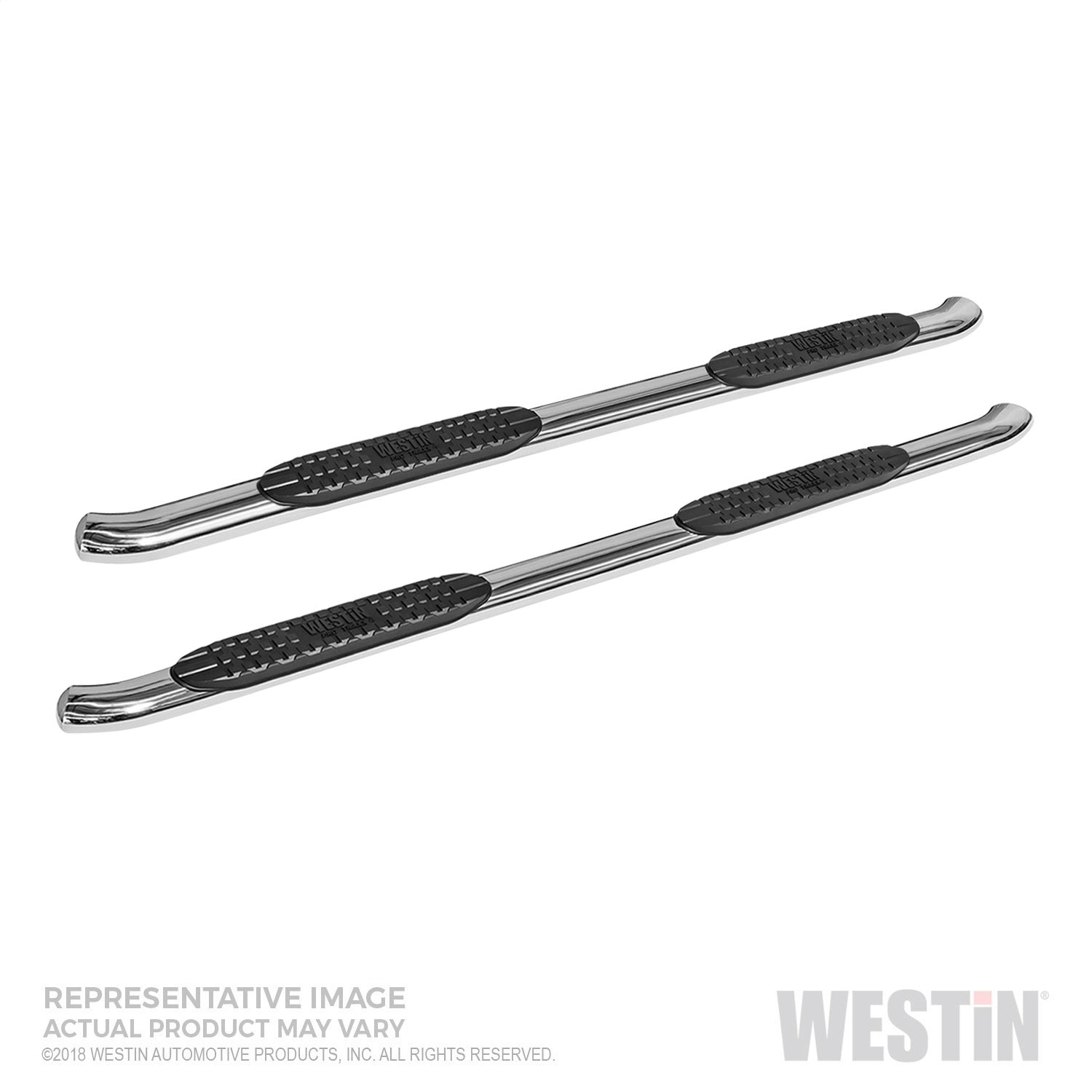 Westin 21-24130 PRO TRAXX 4 Oval Nerf Bars fits 2019-2024 Silverado Sierra 1500 2020-2024 Silverado Sierra 2500 3500 Crew Cab (Exc 2019 Silverado LD/Sierra 1500 Limited) Polished Pair