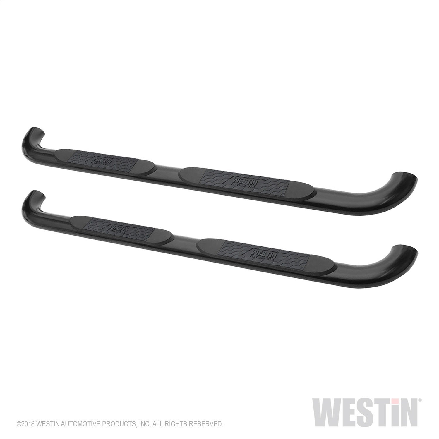 Westin 21-4085 Platinum 4 Oval Nerf Step Bars fits 2019-2023 Ram 1500 Crew Cab (Excl. Ram 1500 Classic) Black 1 Pair