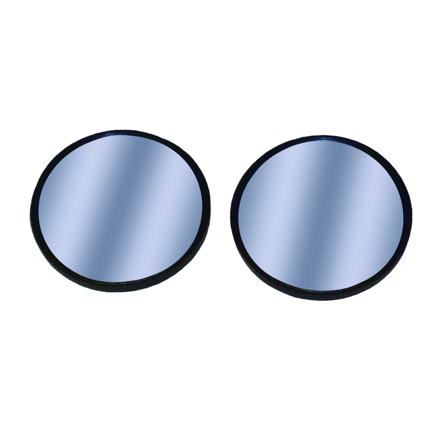 2 BLUE TINTED CONVEX SPOT MIRROR