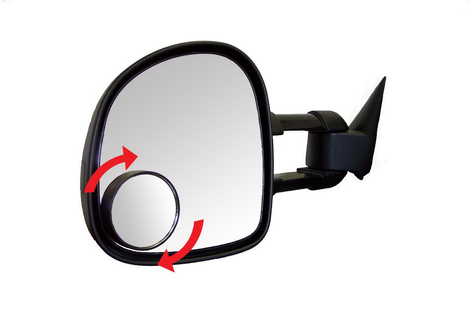 2 BLUE TINTED CONVEX SPOT MIRROR