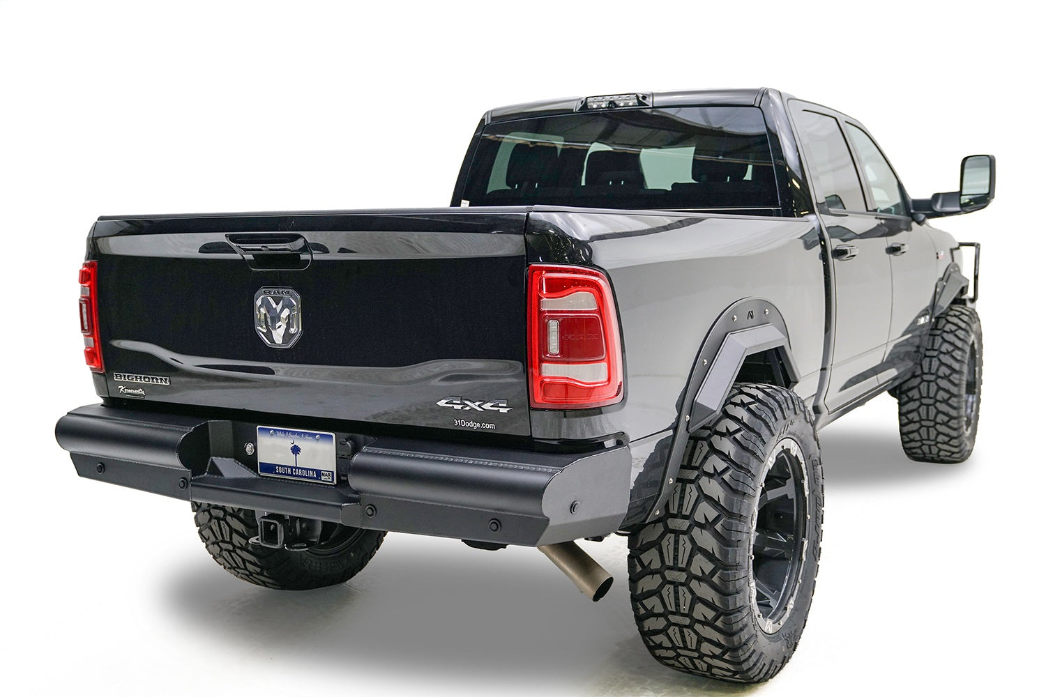 Fab Fours DR19-U4450-1 Elite Rear Bumper Fits 19-20 2500 3500