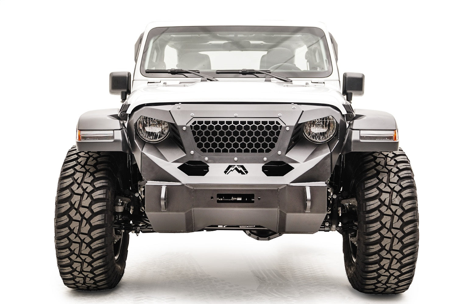 Fab Fours GR4650-1 Grumper Front Bumper Fits 18-20 Wrangler (JL)