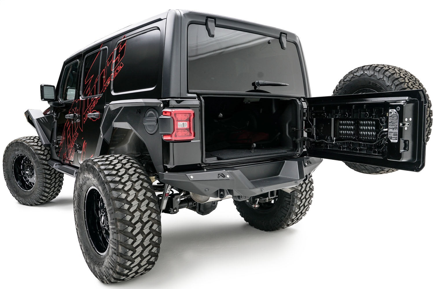 Fab Fours JL18-Y1851-1 Heavy Duty Rear Bumper Fits 18-20 Wrangler (JL)