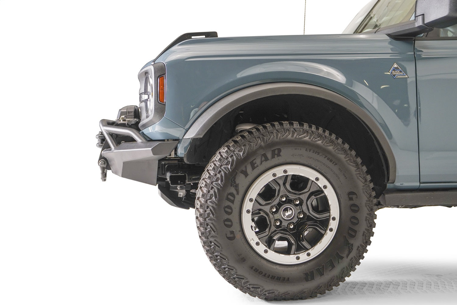 Fab Fours FB21-B5252-1 Stubby Bumper Fits 21-22 Bronco