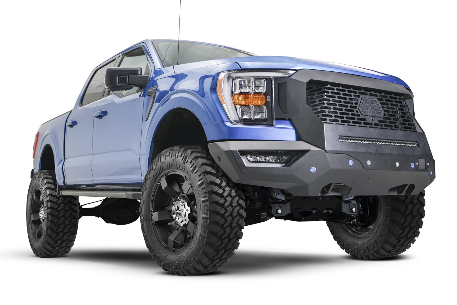 Fab Fours GR5000-1 Grumper Front Bumper And Grille Fits 21-22 F-150