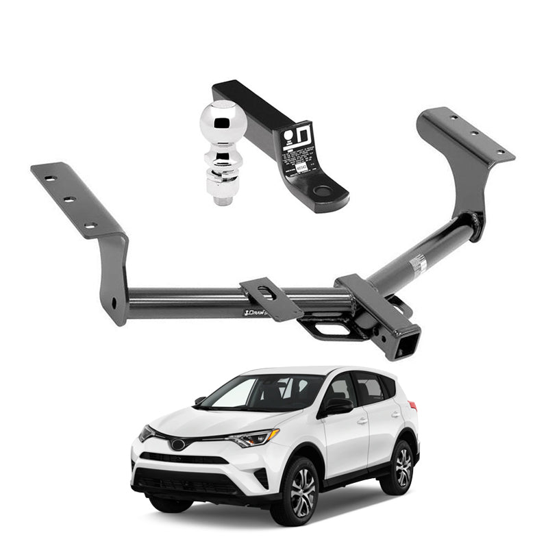 Draw Tite Towing Kit (Frame Receiver + Ball Mount) for 2015-2018 Toyota RAV4