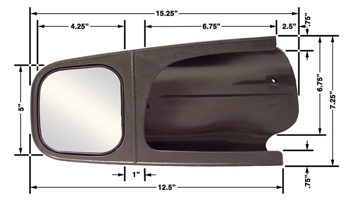 92-96 Ford towing mirror pair