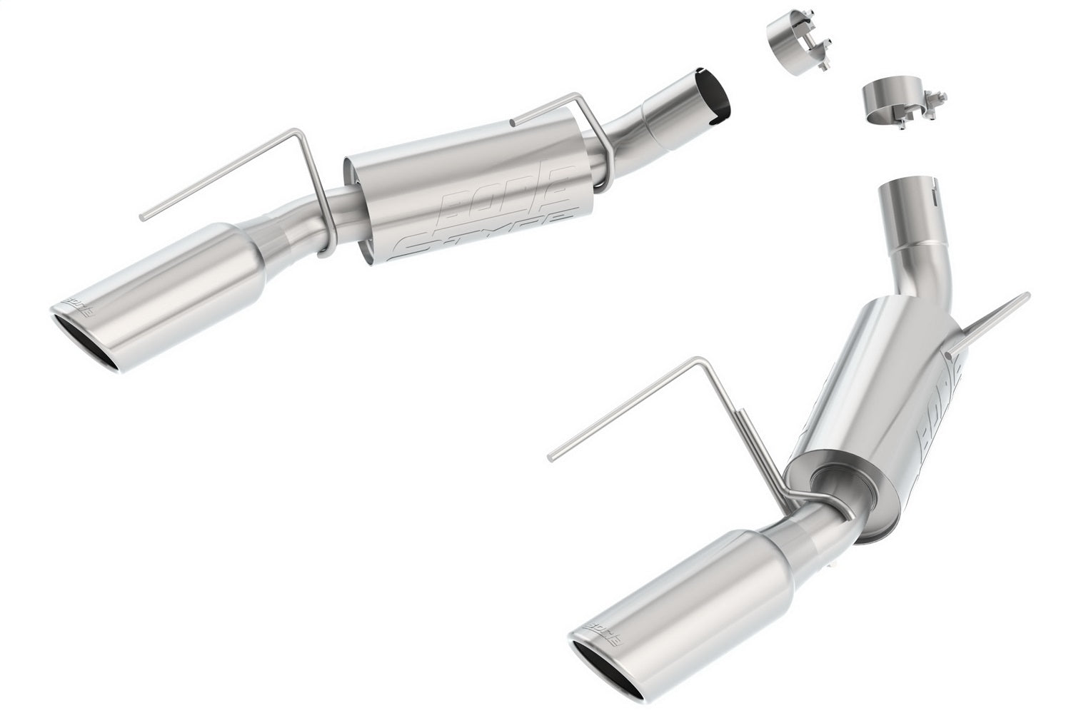 Borla 11750 S-Type Axle-Back Exhaust System Fits 05-09 Mustang