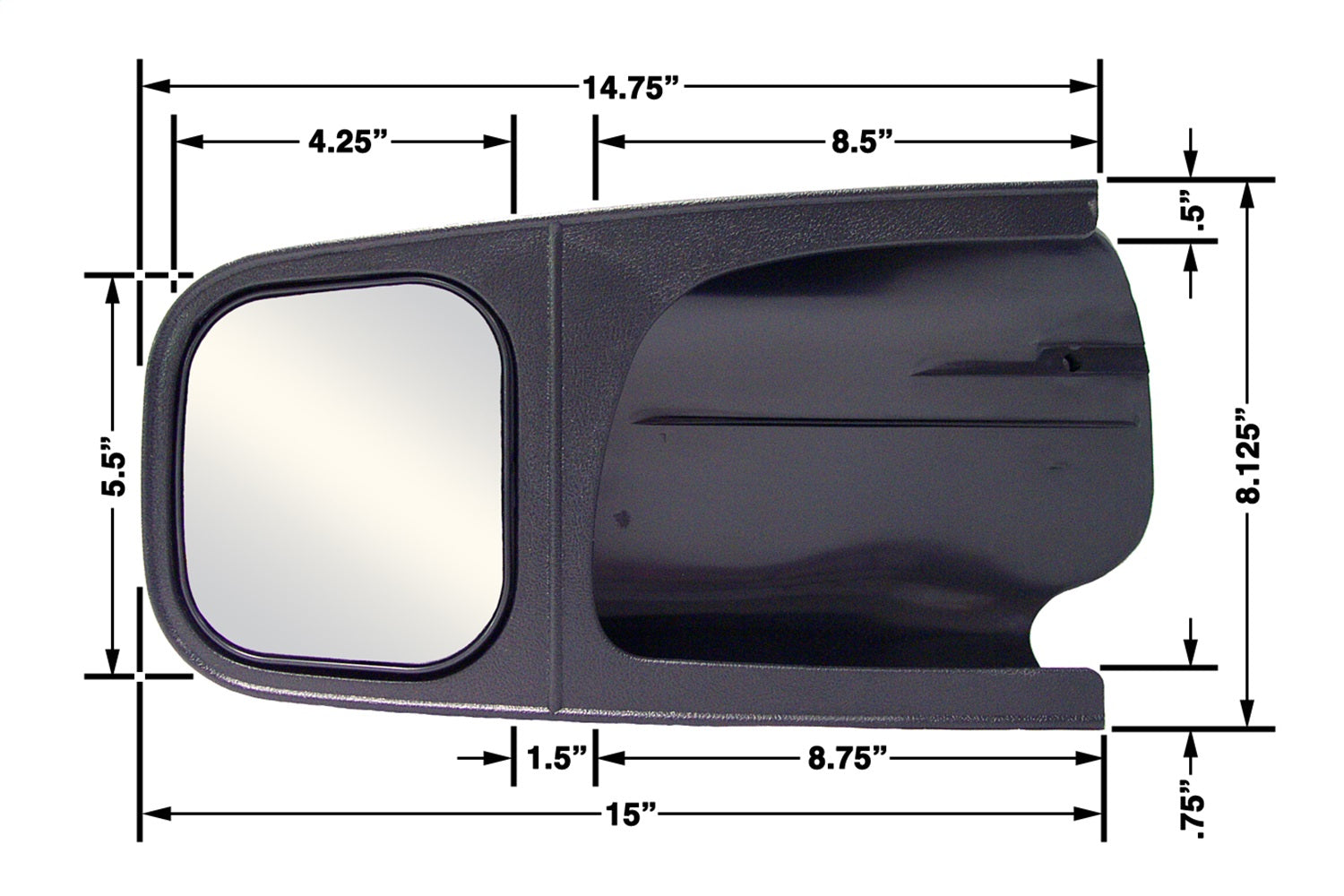 97-08 FORD SUPER DUTY/EXCURSION TOWING MIRROR L.H.