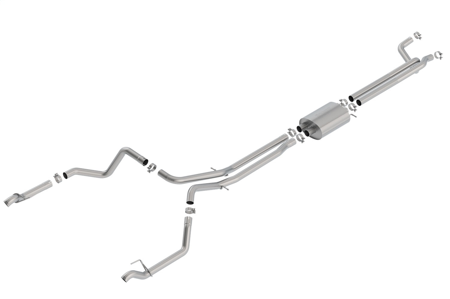 Borla 140778 S-Type Axle-Back Exhaust System Fits Sierra 1500 Silverado 1500