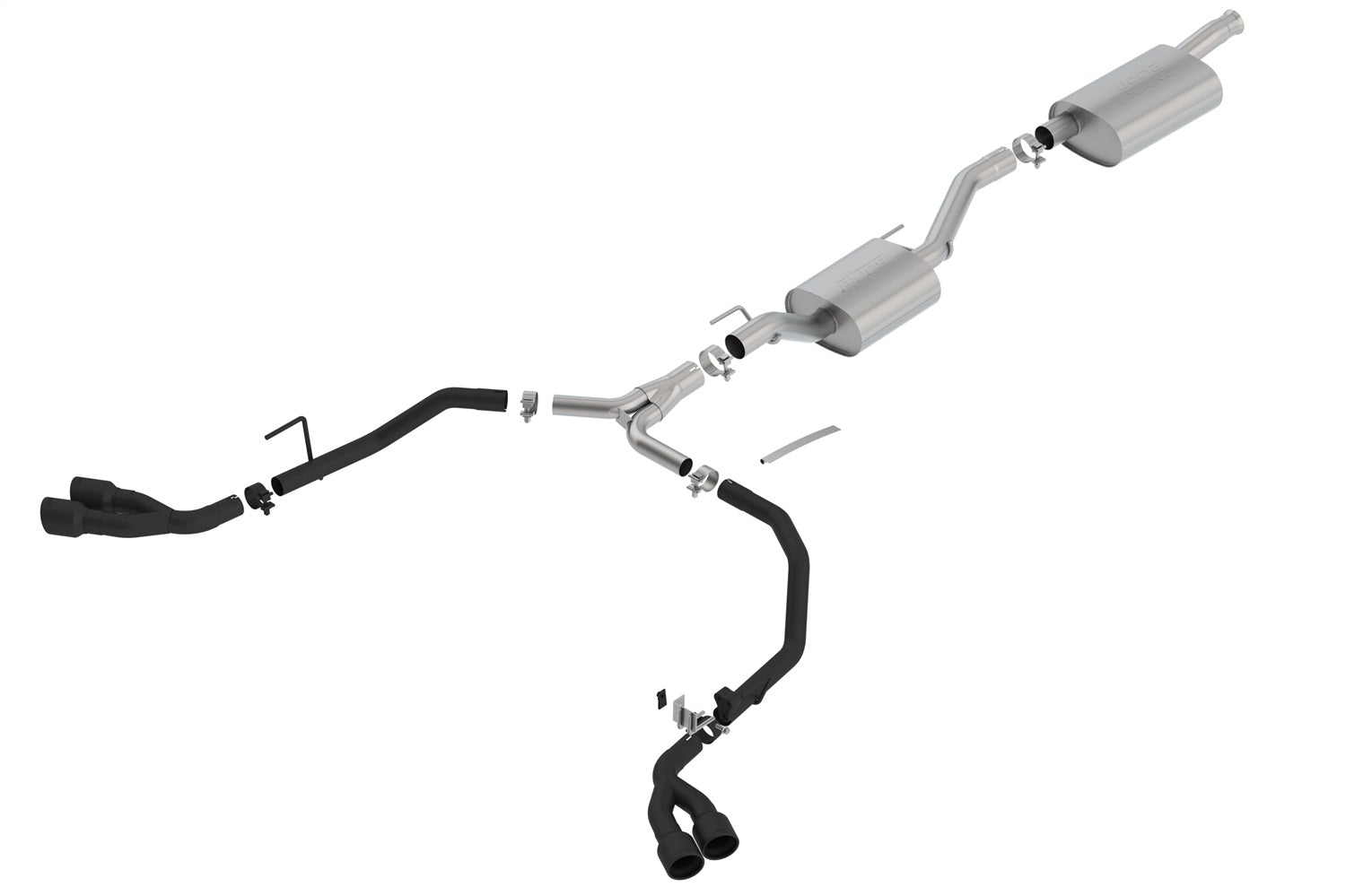 Borla 140814CB Touring Cat-Back Exhaust System Fits 20-21 Gladiator