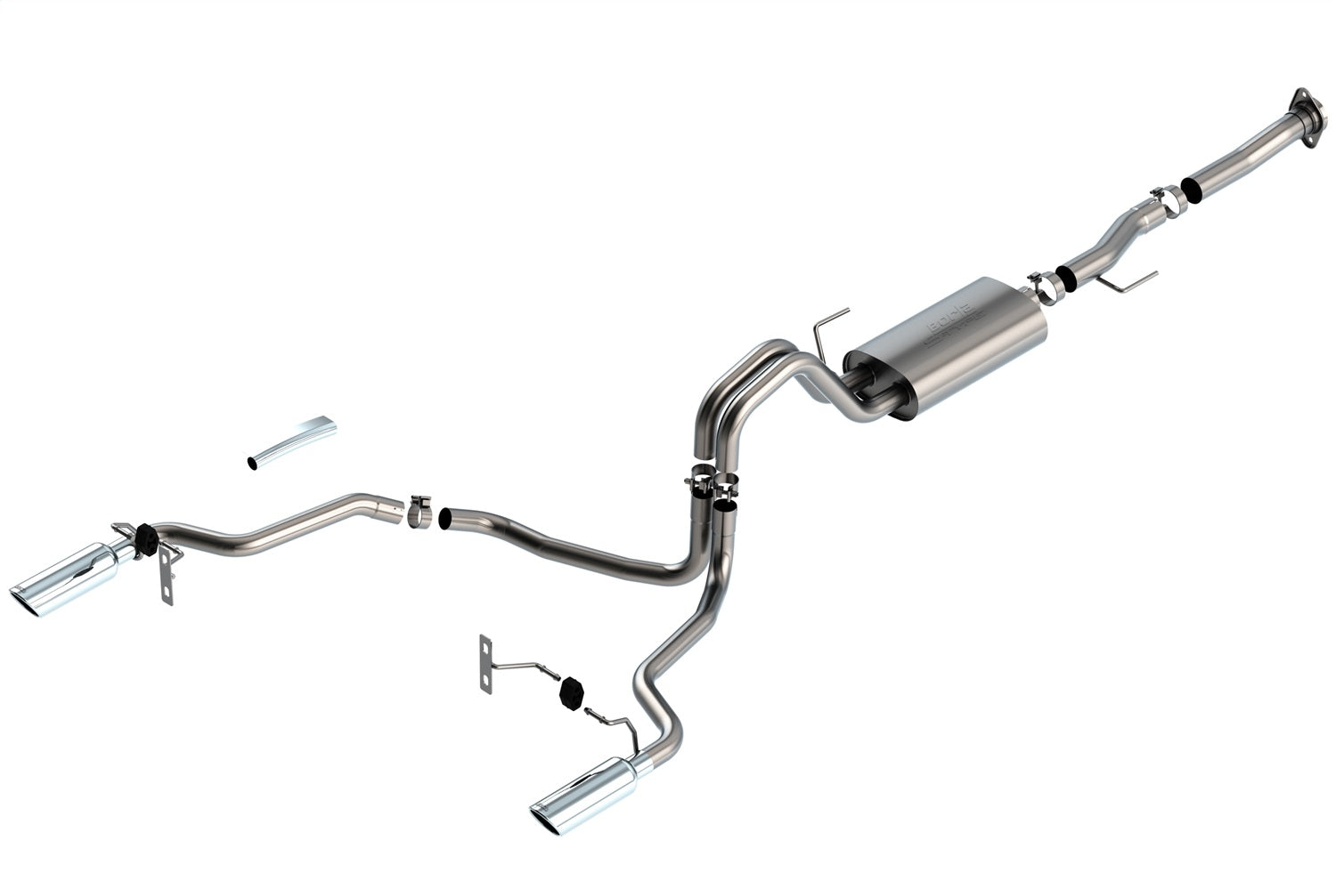 Borla 140868 S-Type Cat-Back Exhaust System Fits 21-22 F-150