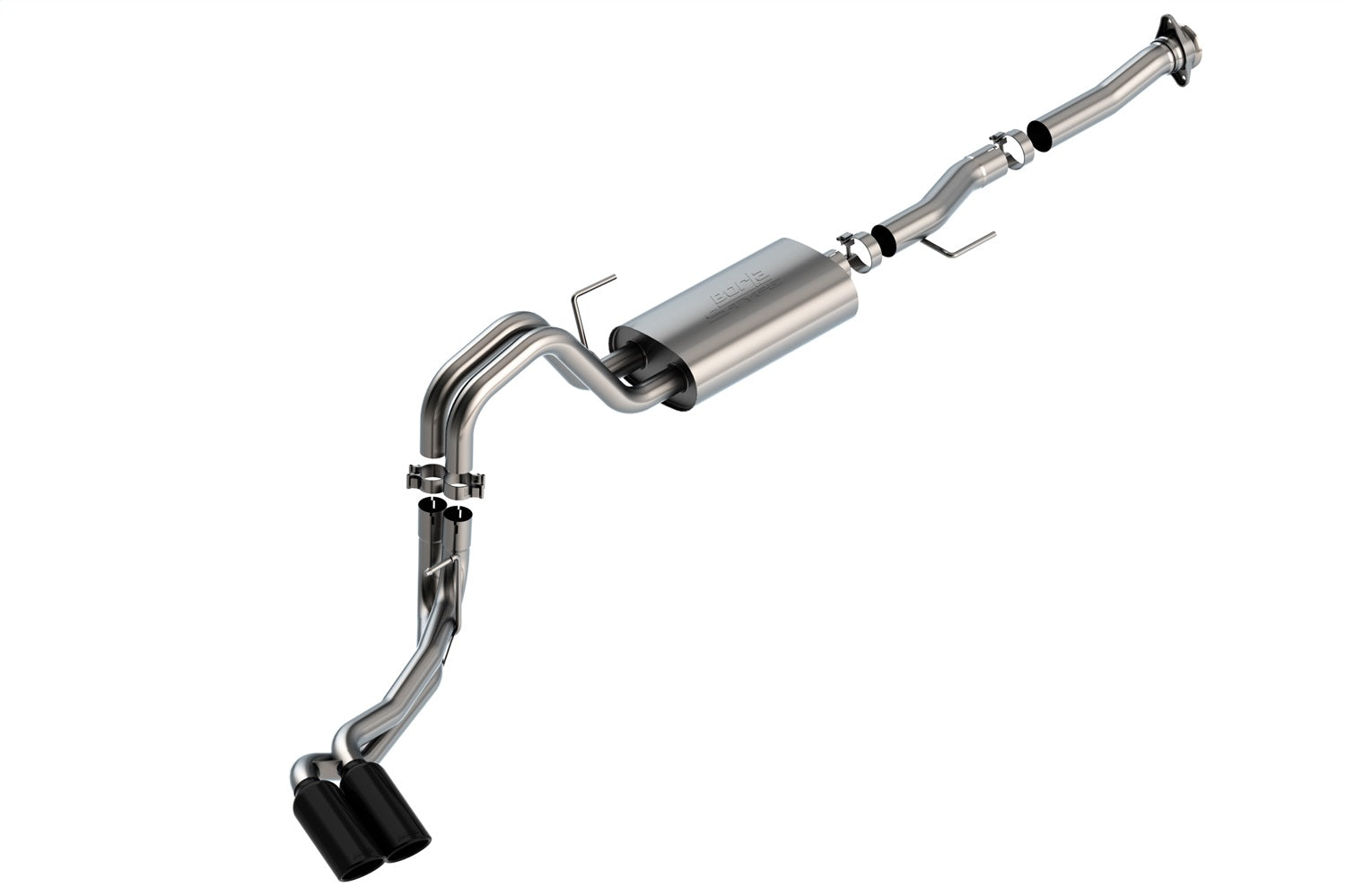 Borla 140876BC S-Type Cat-Back Exhaust System Fits 21-22 F-150