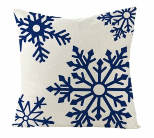 Fenza Custom Christmas Pillow Covers For Family, Linen Double Side Printed Pattern Throw Pillow, 1 Piece Set 18X18 Pillow, Inserts Are Not Included Or Sold Separately (Y-285)
