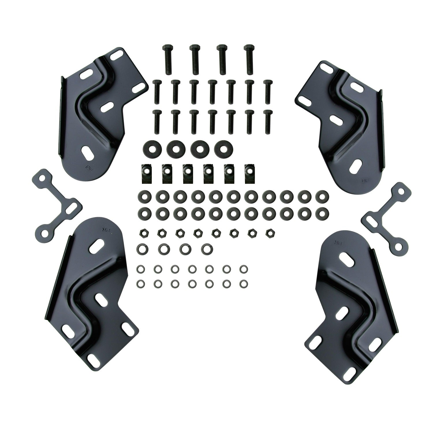 Westin 21-1335 Platinum 4 Oval Nerf Bars fits 1999-2016 F250 F350 F450 F550HD Crew Cab Black Pair