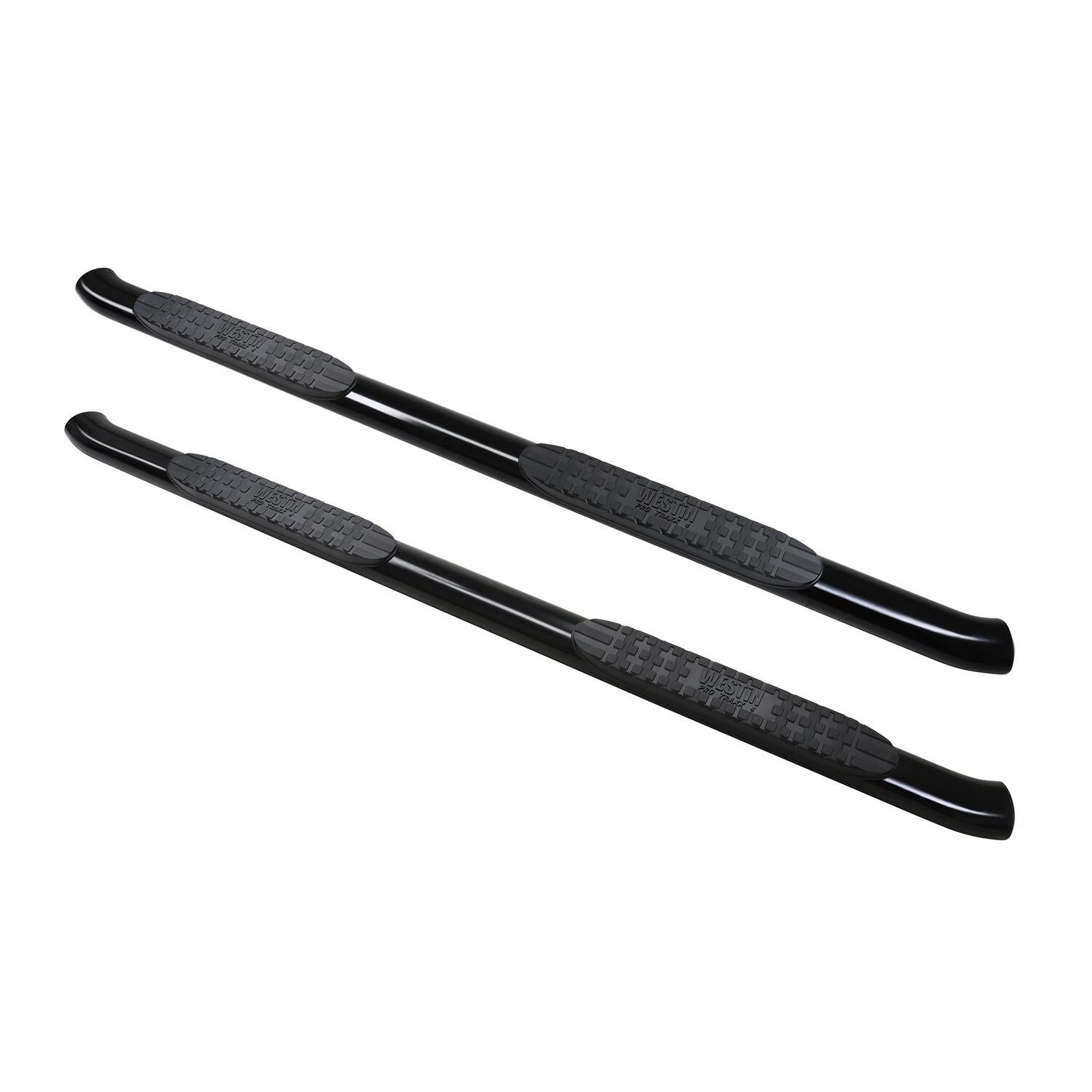 Westin 21-24135 PRO TRAXX 4 Oval Nerf Bars fits 2019-2024 Silverado Sierra 1500 2020-2024 Silverado Sierra 2500 3500 Crew Cab (Exc 2019 Silverado LD/Sierra 1500 Limited) Black Pair