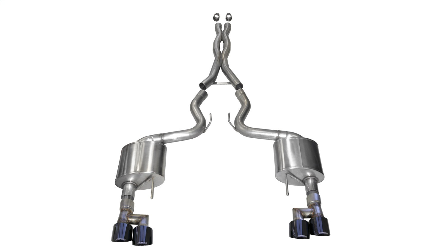 Corsa Performance 21042BLK Sport Cat-Back Exhaust System Fits 18-20 Mustang