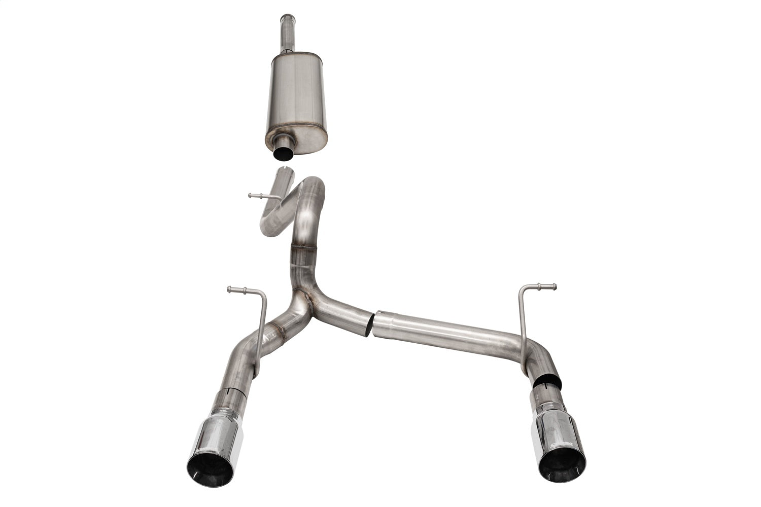Corsa Performance 21124 Sport Cat-Back Exhaust System Fits 18-21 Wrangler (JL)