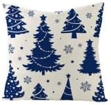 FENZA Custom Christmas Pillow Covers for Family, Linen Double Side Printed Pattern Throw Pillow, 1 Piece Set 18x18 Pillow, Inserts are Not Included or Sold Separately (Y-260)