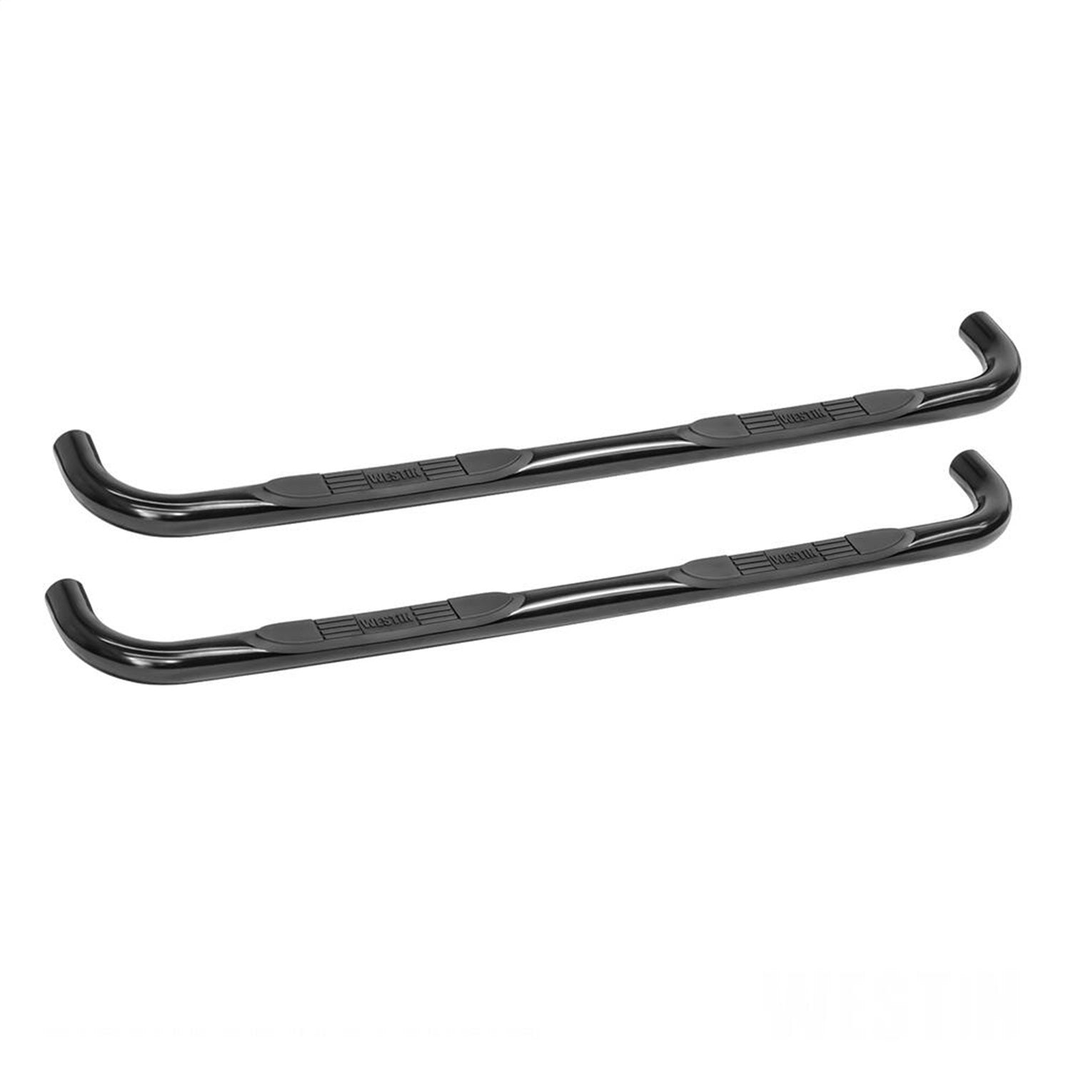 Westin 23-3005 E-Series 3 Round Nerf Step Bars Compatible with 00-14 Tahoe Yukon