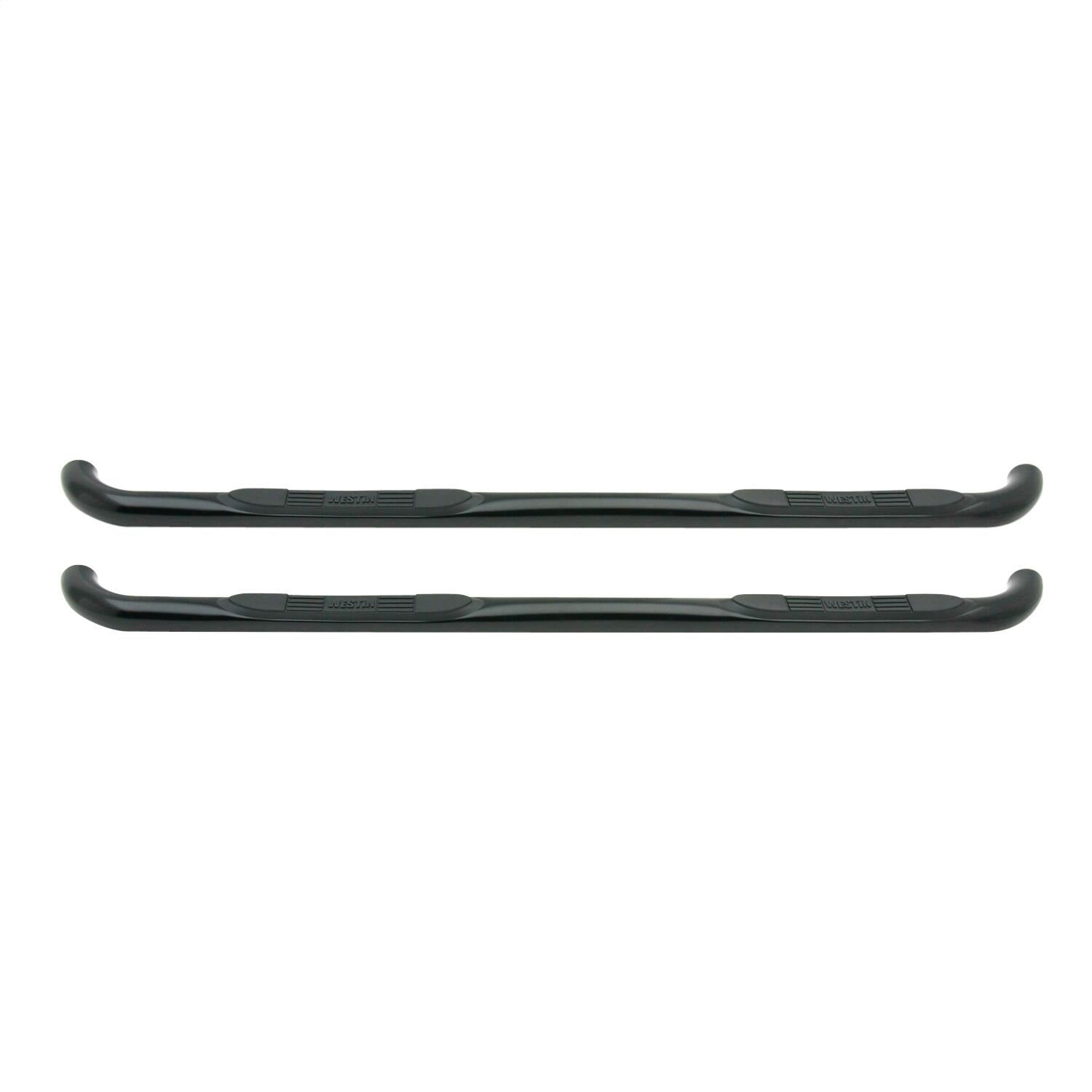 Westin 23-3815 E-Series 3 Round Nerf Bars fits 2014-2018 Silverado Sierra 1500 Double Cab (Body Mount) 2019 Silverado LD Sierra 1500 Limited Double Cab (Body Mount) Black Pair