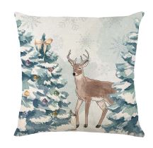 FENZA Custom Christmas Pillow Covers for Family, Linen Double Side Printed Pattern Throw Pillow, 1 Piece Set 18x18 Pillow, Inserts are Not Included or Sold Separately (Y-275)