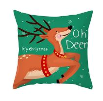 FENZA Custom Christmas Pillow Covers for Family, Linen Double Side Printed Pattern Throw Pillow, 1 Piece Set 18x18 Pillow, Inserts are Not Included or Sold Separately (Y-279)