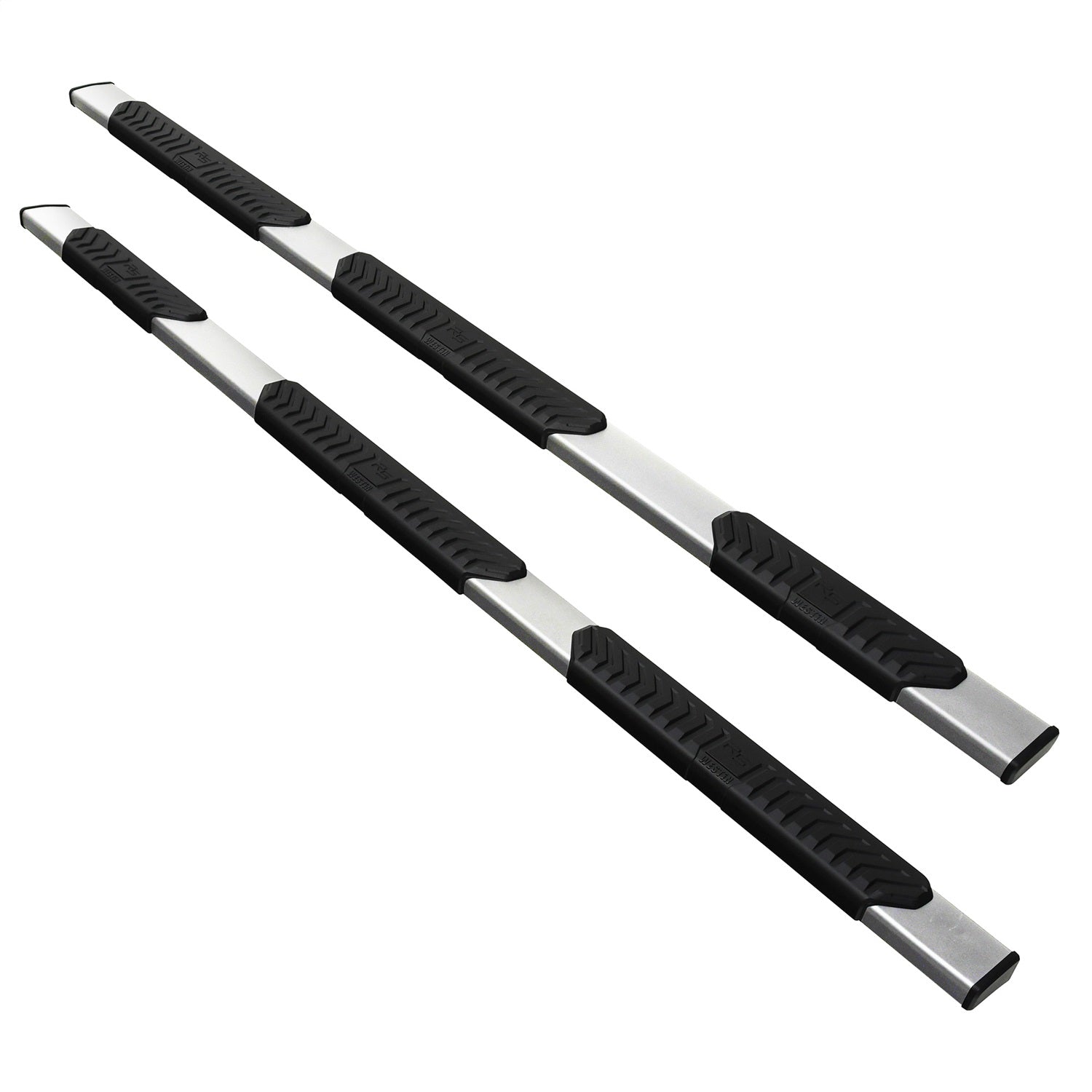 Westin 28-534720 R5 Modular Wheel to Wheel Nerf Bars fits 2019-2024 Ram 1500 Crew Cab 6'5" Bed (Exc 2019-2023 1500 Classic) Polished Pair